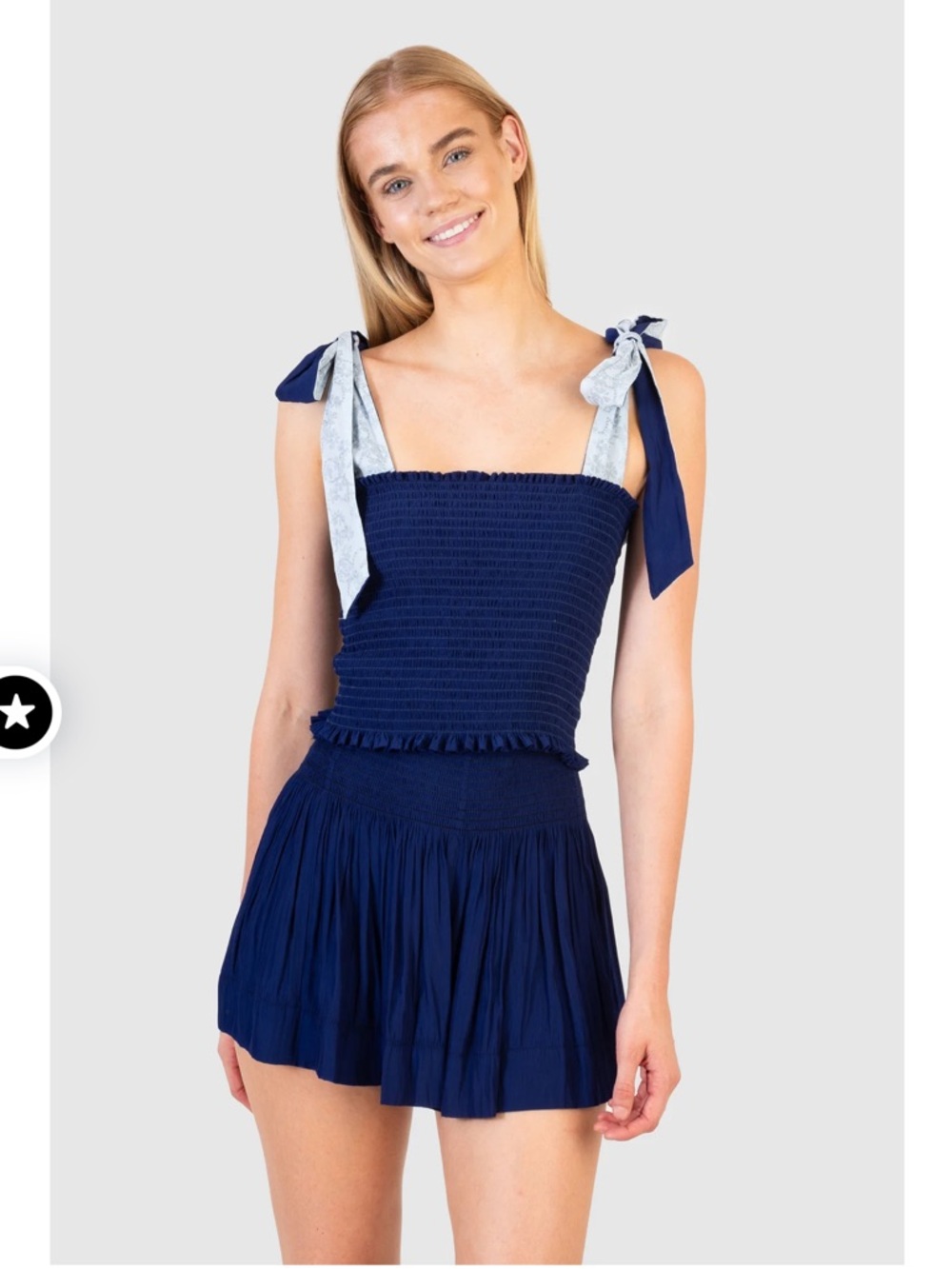 Erica Koch Skirt in Bonjour Blue